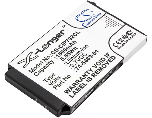 Cisco Unified Wifi IP telefon 7921G készülékhez mobiltelefon akkumulátor (3.7V, 1500mAh / 5.55Wh, Lithium-Ion) - Utángyártott