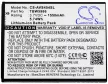 Archos 45 Helium 4G készülékhez mobiltelefon akkumulátor (3.7V, 1550mAh / 5.74Wh, Lithium-Ion) - Utángyártott