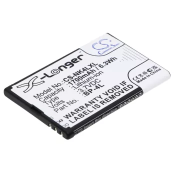   Nokia 6760 Slide készülékhez táblagép / tablet akkumulátor (3.7V, 1700mAh / 6.29Wh, Lithium-Ion) - Utángyártott