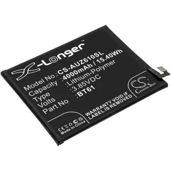   Acer Liquid Z6 Plus készülékhez mobiltelefon akkumulátor (3.85V, 4000mAh / 15.4Wh, Li-Polymer) - Utángyártott