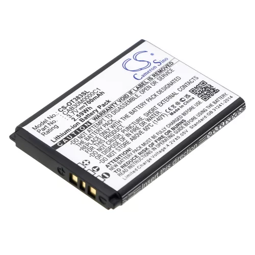 Alcatel Crystal készülékhez mobiltelefon akkumulátor (3.7V, 700mAh / 2.59Wh, Lithium-Ion) - Utángyártott