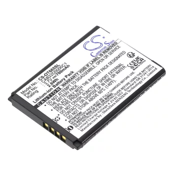   Alcatel One Touch OT-2010 készülékhez mobiltelefon akkumulátor (3.7V, 700mAh / 2.59Wh, Lithium-Ion) - Utángyártott