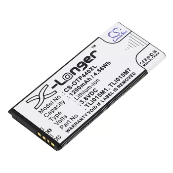  Alcatel One Touch OT-4034 készülékhez mobiltelefon akkumulátor (3.8V, 1200mAh / 4.56Wh, Lithium-Ion) - Utángyártott