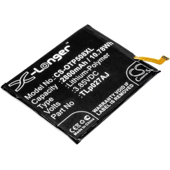   Alcatel A5 5085G készülékhez mobiltelefon akkumulátor (3.85V, 2800mAh / 10.78Wh, Li-Polymer) - Utángyártott