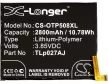 Alcatel A5 5085G készülékhez mobiltelefon akkumulátor (3.85V, 2800mAh / 10.78Wh, Li-Polymer) - Utángyártott