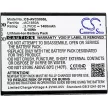 Archos 50c Neon készülékhez mobiltelefon akkumulátor (3.7V, 1400mAh / 5.18Wh, Lithium-Ion) - Utángyártott