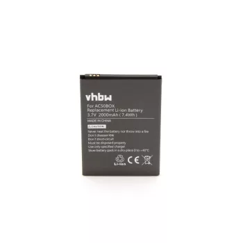   Archos 50b Neon készülékhez mobiltelefon akkumulátor (3.7V, 2000mAh / 7.4Wh, Lithium-Ion) - Utángyártott