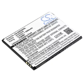   Archos 50d Helium készülékhez mobiltelefon akkumulátor (3.8V, 1600mAh / 6.08Wh, Lithium-Ion) - Utángyártott
