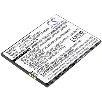   Archos 50F Helium Lite készülékhez mobiltelefon akkumulátor (3.7V, 1600mAh / 5.92Wh, Lithium-Ion) - Utángyártott