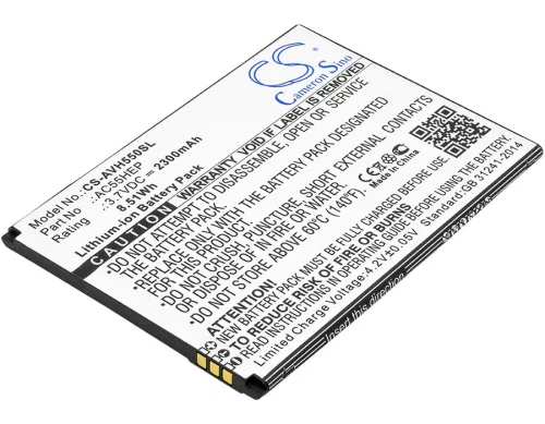 Archos A55 Helium készülékhez mobiltelefon akkumulátor (3.7V, 2300mAh / 8.51Wh, Lithium-Ion) - Utángyártott