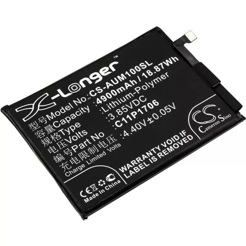 Asus ZenFone Max Pro M1 készülékhez mobiltelefon akkumulátor (3.85V, 4900mAh / 18.87Wh, Li-Polymer) - Utángyártott