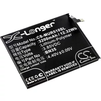   Asus ZenFone 5 2018 készülékhez mobiltelefon akkumulátor (3.85V, 3200mAh / 12.32Wh, Li-Polymer) - Utángyártott