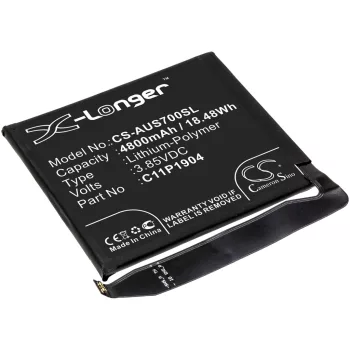   Asus ZenFone 7 készülékhez mobiltelefon akkumulátor (3.85V, 4800mAh / 18.48Wh, Li-Polymer) - Utángyártott