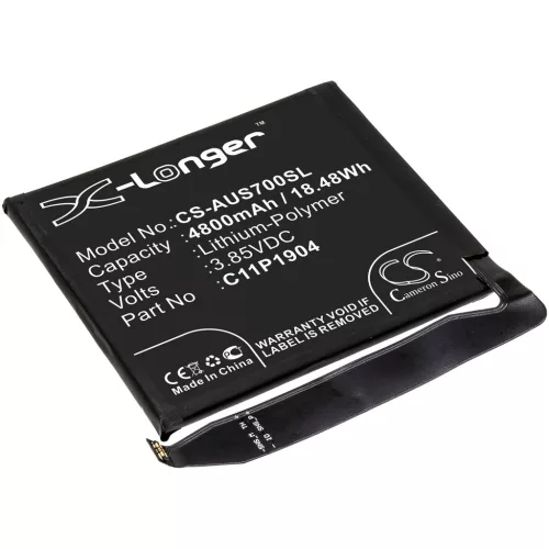 Asus ZenFone 7 készülékhez mobiltelefon akkumulátor (3.85V, 4800mAh / 18.48Wh, Li-Polymer) - Utángyártott