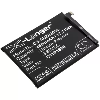   Asus ZenFone 6 2019 készülékhez mobiltelefon akkumulátor (3.85V, 4600mAh / 17.71Wh, Li-Polymer) - Utángyártott