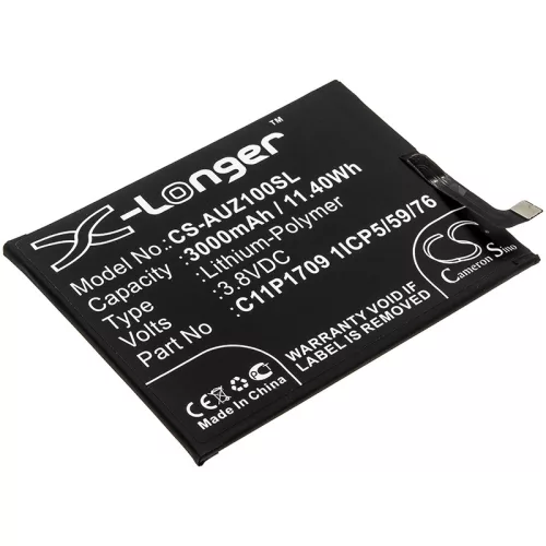 Asus ZenFone Live L1 készülékhez mobiltelefon akkumulátor (3.8V, 3000mAh / 11.4Wh, Li-Polymer) - Utángyártott