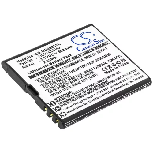 Bea-fon SL495 készülékhez mobiltelefon akkumulátor (3.7V, 600mAh / 2.22Wh, Lithium-Ion) - Utángyártott