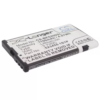   Bea-fon S200 készülékhez mobiltelefon akkumulátor (3.7V, 1100mAh / 4.07Wh, Lithium-Ion) - Utángyártott