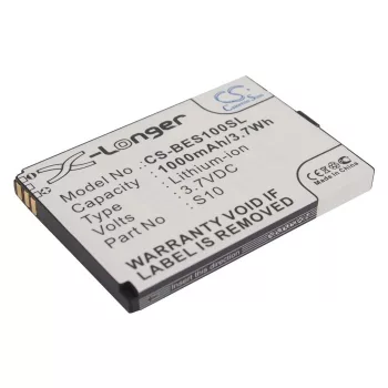   Bea-fon S10 készülékhez mobiltelefon akkumulátor (3.7V, 1000mAh / 3.7Wh, Lithium-Ion) - Utángyártott