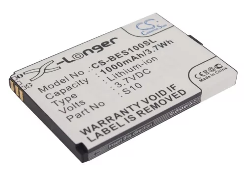 Bea-fon S10 készülékhez mobiltelefon akkumulátor (3.7V, 1000mAh / 3.7Wh, Lithium-Ion) - Utángyártott