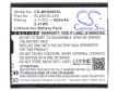 Bea-fon SL450 készülékhez mobiltelefon akkumulátor (3.7V, 650mAh / 2.41Wh, Lithium-Ion) - Utángyártott
