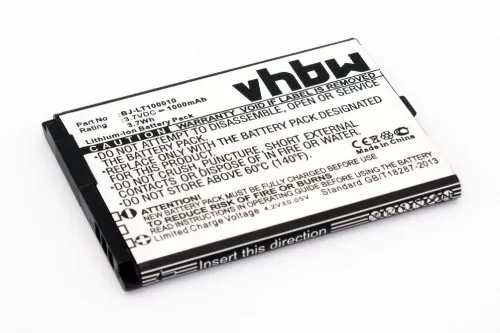 Panasonic KX-TU327 készülékhez mobiltelefon akkumulátor (3.7V, 1000mAh / 3.7Wh, Lithium-Ion) - Utángyártott