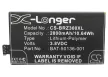 Blackberry Aristo készülékhez mobiltelefon akkumulátor (3.8V, 2800mAh / 10.64Wh, Li-Polymer) - Utángyártott