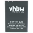 Blackberry Bold 9000 készülékhez mobiltelefon akkumulátor (3.7V, 1500mAh / 5.55Wh, Lithium-Ion) - Utángyártott