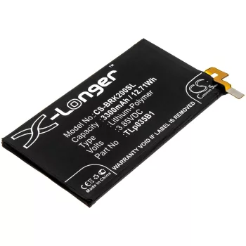   Blackberry BBF100-1 készülékhez mobiltelefon akkumulátor (3.85V, 3300mAh / 12.71Wh, Li-Polymer) - Utángyártott