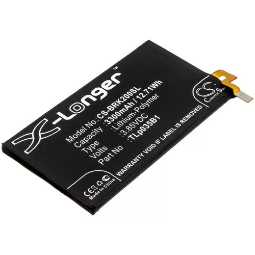 Blackberry BBF100-1 készülékhez mobiltelefon akkumulátor (3.85V, 3300mAh / 12.71Wh, Li-Polymer) - Utángyártott