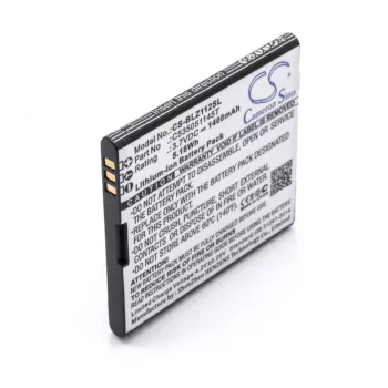   Blu YZ1120 készülékhez mobiltelefon akkumulátor (3.7V, 1400mAh / 5.18Wh, Lithium-Ion) - Utángyártott