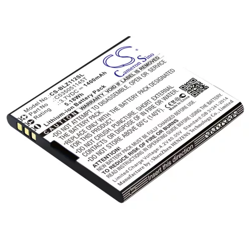 Blu YZ1120 készülékhez mobiltelefon akkumulátor (3.7V, 1400mAh / 5.18Wh, Lithium-Ion) - Utángyártott
