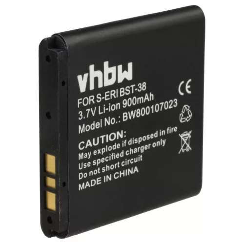 Sony Ericsson C510 készülékhez mobiltelefon akkumulátor (3.7V, 900mAh / 3.33Wh, Lithium-Ion) - Utángyártott