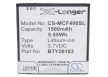 Elson Mobistel Cynus F4 készülékhez mobiltelefon akkumulátor (3.7V, 1500mAh / 5.55Wh, Lithium-Ion) - Utángyártott