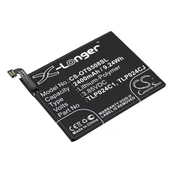   Alcatel 1X Evolve készülékhez mobiltelefon akkumulátor (3.85V, 2400mAh / 9.24Wh, Li-Polymer) - Utángyártott