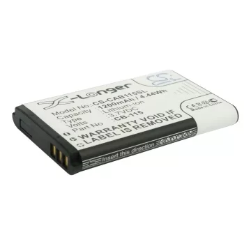   Cat B100 készülékhez mobiltelefon akkumulátor (3.7V, 1200mAh / 4.44Wh, Lithium-Ion) - Utángyártott