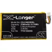 Caterpillar B35 készülékhez mobiltelefon akkumulátor (3.8V, 2300mAh / 8.74Wh, Lithium-Ion) - Utángyártott
