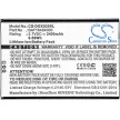 Doogee X5 Max Pro készülékhez mobiltelefon akkumulátor (3.7V, 2400mAh / 8.88Wh, Lithium-Ion) - Utángyártott
