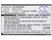 Doro Liberto 8030 készülékhez mobiltelefon akkumulátor (3.7V, 1700mAh / 6.29Wh, Lithium-Ion) - Utángyártott