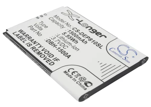 Doro 6379 készülékhez mobiltelefon akkumulátor (3.7V, 1500mAh / 5.55Wh, Lithium-Ion) - Utángyártott