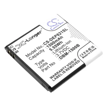   Doro 6778 készülékhez mobiltelefon akkumulátor (3.7V, 1500mAh / 5.55Wh, Lithium-Ion) - Utángyártott