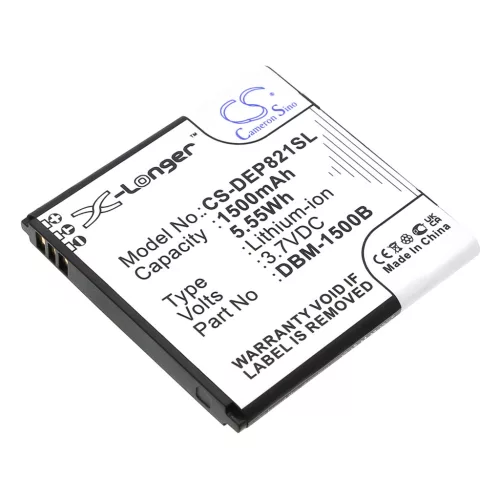 Doro 6778 készülékhez mobiltelefon akkumulátor (3.7V, 1500mAh / 5.55Wh, Lithium-Ion) - Utángyártott
