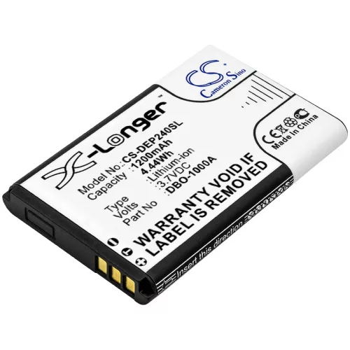 Doro 1370 készülékhez mobiltelefon akkumulátor (3.7V, 1200mAh / 4.44Wh, Lithium-Ion) - Utángyártott