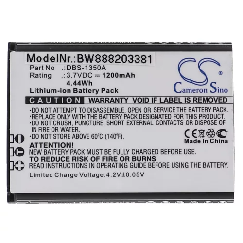 Doro 7050 Flip készülékhez mobiltelefon akkumulátor (3.7V, 1200mAh / 4.44Wh, Lithium-Ion) - Utángyártott