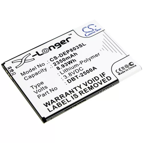 Doro 8035 készülékhez mobiltelefon akkumulátor (3.8V, 2350mAh / 8.93Wh, Li-Polymer) - Utángyártott