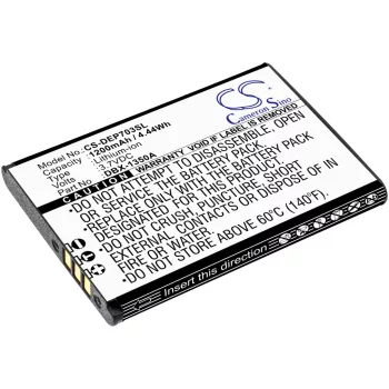   Doro 7030 készülékhez mobiltelefon akkumulátor (3.7V, 1200mAh / 4.44Wh, Lithium-Ion) - Utángyártott