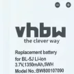 Doro Primo 365 készülékhez mobiltelefon akkumulátor (3.7V, 1350mAh / 5Wh, Lithium-Ion) - Utángyártott