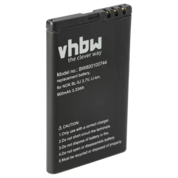   Nokia 5228 készülékhez mobiltelefon akkumulátor (3.7V, 900mAh / 3.33Wh, Lithium-Ion) - Utángyártott