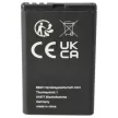 Nokia 5228 készülékhez mobiltelefon akkumulátor (3.7V, 900mAh / 3.33Wh, Lithium-Ion) - Utángyártott