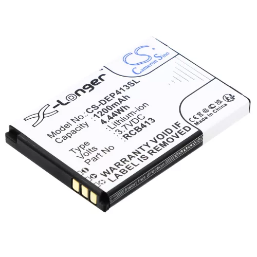 Doro Primo 406 készülékhez mobiltelefon akkumulátor (3.7V, 1200mAh / 4.44Wh, Lithium-Ion) - Utángyártott